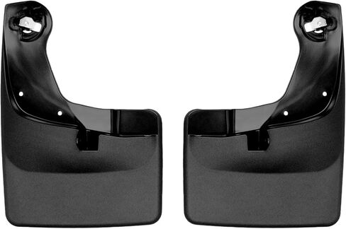 WeatherTech Custom No Drill Splash Guard MudFlaps for Ford F-150 - Front Pair (110134), Black in Saudi Arabia