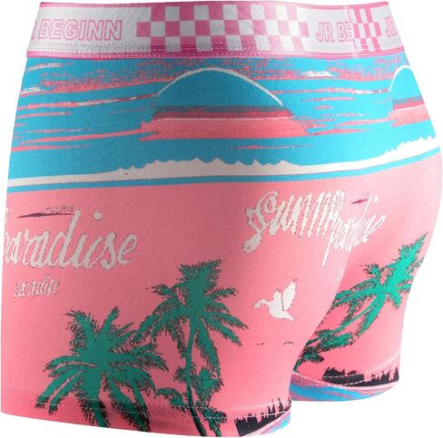 5 Pack Mens Underwear Cotton Boxer Briefs Tropical Stretch Men's Boxer Briefs Comfortable Panties in Saudi Arabia