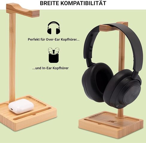 حامل سماعات الرأس من الخيزران - حامل سماعات الرأس - حامل سماعات الرأس - حامل سماعات الرأس للمكتب - حامل سماعات الرأس - حامل سماعات الألعاب - حامل سماعات الرأس in Kuwait