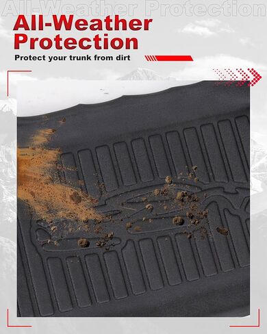 Rear Trunk Cargo Mat Liners fit for Corvette C8 2020 2021 2022 2023 2024 2025 Black, All Weather Rear Storage Compartment Cargo Mat Liner Trim Cover in Kuwait