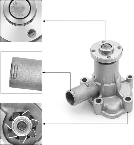 Water Pump 129350-42010 121023-42100 121450-42010 CH15502 For John Deere Yanmar Tractor 1510 1602 1610 1802 1820 2000 2010 2202 2220 2301 2310 2420 2TR18 2TR20 3T70B 3T2SB 3T75U 3T75H 3T75HA in Saudi Arabia