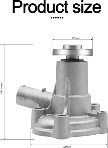 Water Pump 129350-42010 121023-42100 121450-42010 CH15502 For John Deere Yanmar Tractor 1510 1602 1610 1802 1820 2000 2010 2202 2220 2301 2310 2420 2TR18 2TR20 3T70B 3T2SB 3T75U 3T75H 3T75HA in Saudi Arabia
