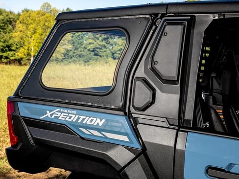 SuperATV Rear Side Window for 2024+ Polaris Xpedition ADV Premium, Ultimate, NorthStar, ADV 5 Premium, Ultimate and NorthStar Trims | Windshield in Saudi Arabia