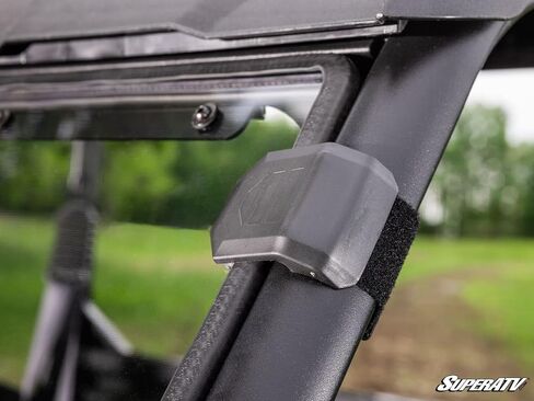 SuperATV Scratch Resistant Polycarbonate Vented Full Windshield Compatible With Kawasaki Ridge 2024+ | Clear | Made of 1/4" polycarbonate | 250x stronger than glass | 25x stronger than acrylic in Saudi Arabia