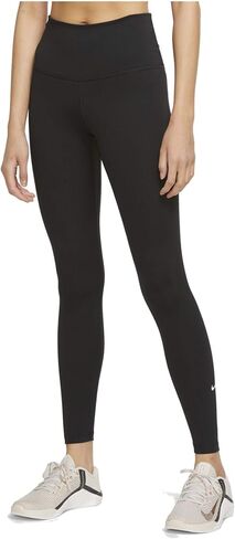 NIKE W NK ONE DF HR TGHT Black/White in Saudi Arabia