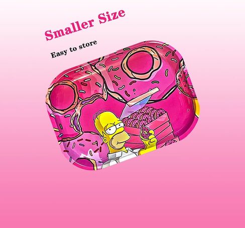 Cute Tray Serving Tray, Metal Plate, Premium Storage Plate (Azure) in Saudi Arabia