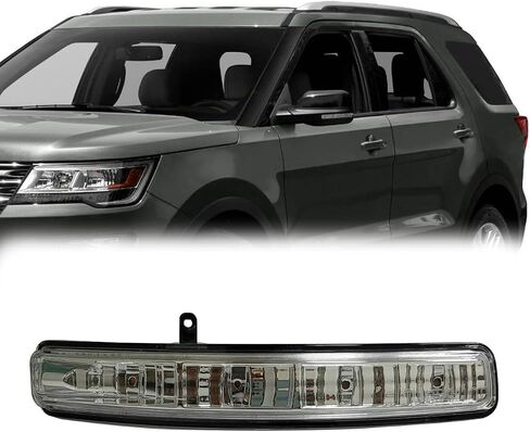 Front Side Mirror Explorer Turn Signal Light Lamp Blinker Lamp for 2011-2019 Ford Explorer Door Wing Mirror Turn Light BB5Z-13B374-A/3B375-A (Right (Passenger) Side) in Saudi Arabia