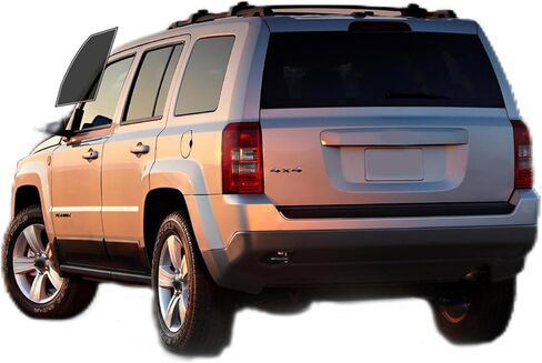 AUTOTEK Precut Window Tint Film Front Two Door Windows Tint Film Cars Sun Blocking Protection Privacy Anti Shatter Glass 2Ply Computer Cut 25% Tint Shade for Jeep Patriot 2007-2017 in Saudi Arabia