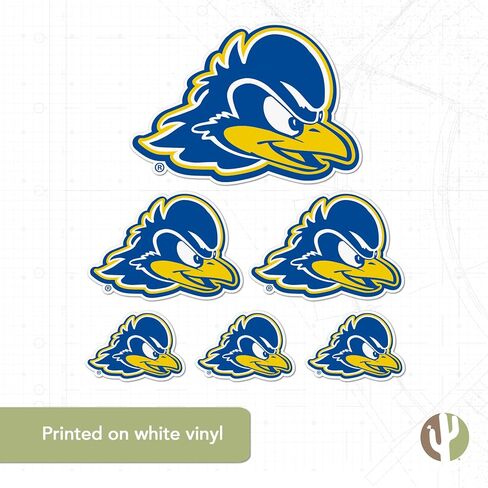 Desert Cactus University of Delaware Stickers Fightin Blue Hens UD Vinyl Decals Laptop Water Bottle Car Scrapbook T3 (Type 3-1) in Saudi Arabia