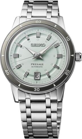 Seiko Watch for Men - Presage Collection - with Date Calendar, 50M Water Resistance, Screw See-Through Caseback, 39.5mm Case Diameter in Saudi Arabia
