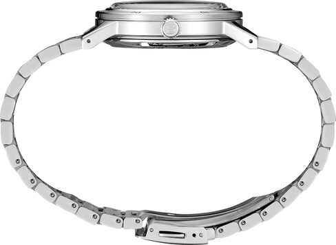 Seiko Watch for Men - Presage Collection - with Date Calendar, 50M Water Resistance, Screw See-Through Caseback, 39.5mm Case Diameter in Saudi Arabia