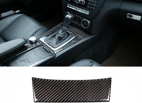 Compatible with Mercedes Benz C-Class 2007-2013 W204 C250 Carbon Fiber Cigarette Lighter Panel Decoration Decal Car Decoration Accessories in Saudi Arabia