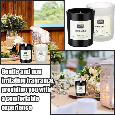 6 Pcs Mother's Day Scented Candle Soy Wax Candles Aromatherapy Candles for Women 6 Scents Long Lasting Soy Candle Gift Set in Glass Jar for Men Birthday Coworker Employee Anniversary in Saudi Arabia