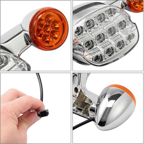 TCMT LED Rear Brake Turn Signal Tail Light Fit For Harley Low Rider S FXLRS 2020-Up in Saudi Arabia