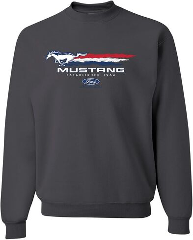 سويت شيرت Wild Bobby Ford Mustang USA Pony Logo Est 1964 Classic Racing Logo للسيارات والشاحنات in Saudi Arabia