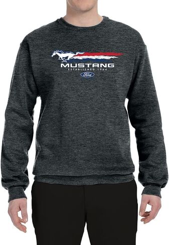 سويت شيرت Wild Bobby Ford Mustang USA Pony Logo Est 1964 Classic Racing Logo للسيارات والشاحنات in Saudi Arabia