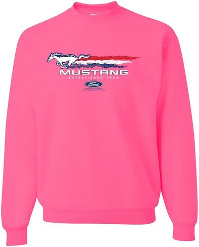 سويت شيرت Wild Bobby Ford Mustang USA Pony Logo Est 1964 Classic Racing Logo للسيارات والشاحنات in Saudi Arabia