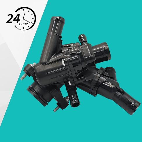 A2702000315 مجموعة مبيت منظم حرارة مبرد المحرك لمرسيدس بنز CLA250 CLA45 2.0L 2014-2016 لبنز GLA250 GLA45 2015-2016 تبريد محرك السيارة الأسود 2702000615 2702002200 1 قطعة in Kuwait