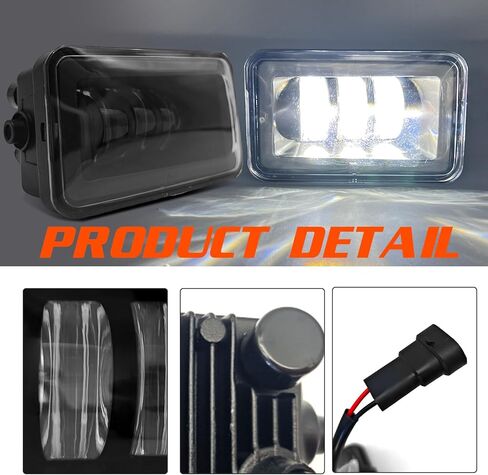 مصابيح الضباب LED تناسب 2006-2014 Ford F-150 F150 مصابيح ضباب الشاحنة مع أضواء النهار الجري وأضواء إشارة الانعطاف in Kuwait