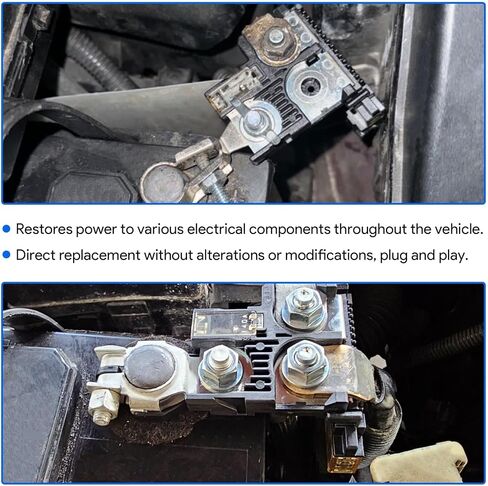فتيل البطارية ومشبك طرفية البطارية الإيجابية 24340-7F000 متوافق مع Nissan 350Z 2003-2009 NV200 2013-2022 لـ Infiniti FX35 FX45 2003-2008 G35 2003-2007 استبدل 24380-79913 in Saudi Arabia