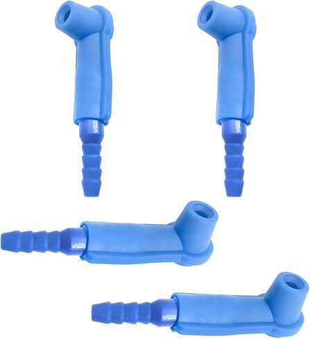 4PCS Brake Bleeder Kit, Car Oil Pumping Pipe Nipple Connector Quick Exchange Tool, Brake Fluid Bleeder Bleeding Connector Adapter, Vehicle Brake System Bleeding Tools (Black) in Saudi Arabia