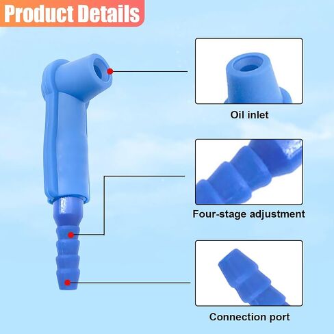 4PCS Brake Bleeder Kit, Car Oil Pumping Pipe Nipple Connector Quick Exchange Tool, Brake Fluid Bleeder Bleeding Connector Adapter, Vehicle Brake System Bleeding Tools (Black) in Saudi Arabia