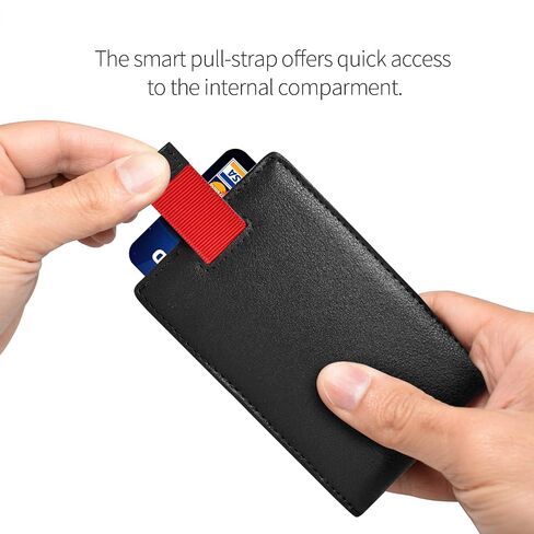 Compatible with - Ford Built Ford Tough Black PU Leather Slim RFID Resistant Bi-fold Men Wallet in Saudi Arabia
