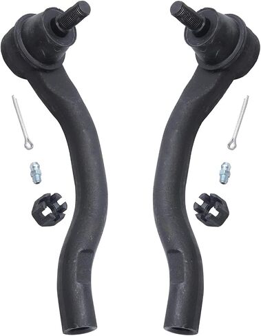 Detroit Axle - Front 6pc Tie Rods End Kit for 2008-2012 Honda Accord, 4 Outer & Inner Tie Rod Ends 2 Boots Suspension Kit 2009 2010 2011 Replacement in Saudi Arabia