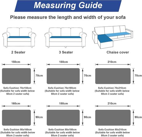 New Thick Sofa Covers Washable - Soft Corduroy Universal Sofa Cover 2 3 4 Seater, Non-Slip Couch Cover, Couch Seat Covers Sofa Slipcovers Furniture Protector for Living Room (Dark Grey, 70x150cm) in Saudi Arabia