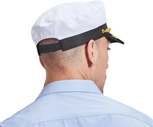 Yacht Captain Hat Adjustable Boat Hats for Women Men Funny Boat Accessories Sailor Hat Cosplay Costume Captain Hats in Saudi Arabia