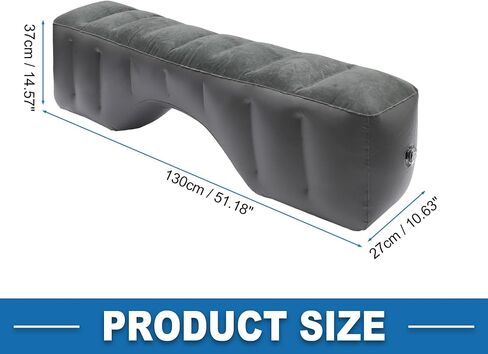 Car Mattress Sleeping Mat Comfortable Rear Seat Air Bed Gap Pad for Napping Travel Blue Gray in Saudi Arabia