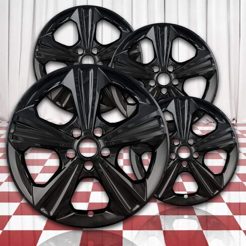 Gloss Black 17in Wheel Skin Overlays for Ford Escape 2013-2016 in Saudi Arabia