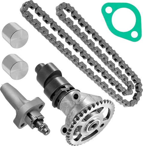 Caltric Camshaft with Chain and Gasket and Lifter Bucket compatible with Honda Pioneer 700 SXS700 2013 in Saudi Arabia