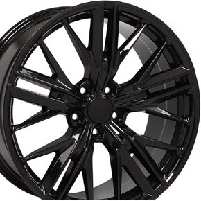OE Wheels CV25 20 Inch Rims Fit Camaro ZL1 Style 5x120 20x8.5 Gloss Black - Hollander 5773 (Set of 4) in Saudi Arabia