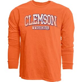 Blue 84 NCAA Officially Licensed Long Sleeve T-Shirt Team Color Dyed Ringspun Vintage in Kuwait