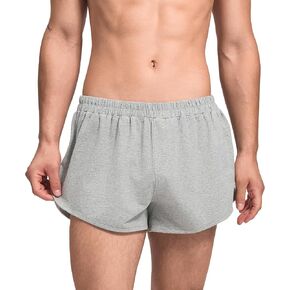 HEAVYWOOD Mens Pajamas Shorts 3 Inch Cotton Short Lightweight Lounge Loose Active Workout Shorts Sleep Bottoms in Saudi Arabia