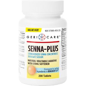 Senna Plus Tablets, 8.6-50mg 100 ct (3 Pack) in Saudi Arabia
