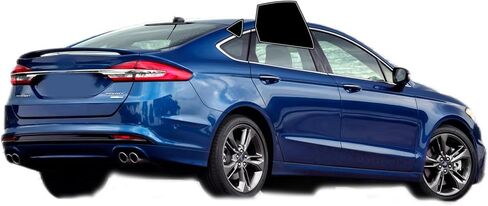 طبقة تظليل النوافذ مسبقة القطع من AUTOTEK، جميع جوانب السيارات، حماية من أشعة الشمس، حماية الخصوصية، زجاج مضاد للكسر، طبقة من طبقتين، أي مجموعة تظليل ملونة لسيارة Ford Fusion 2013-2020 in Saudi Arabia