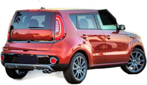 AUTOTEK Precut Windows Tint Film All Sides Cars Sun Blocking Protection Privacy Anti Shatter Glass 2 Ply Film Any Tint Shade kit for KIA Soul 2014-2019 in Saudi Arabia