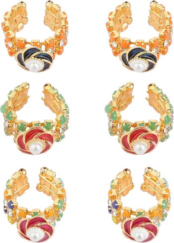 Set of 3 Pair of Bangles Designer God Set for Ganesh/Laddu Gopal/Devi Maa/Radha Krishna Haar Sringar Deities jewellary for All God Statue for Indian Traditional Ganpati and Navratri (Size:-0.5")(Green, Orange and Multicolour) in Saudi Arabia