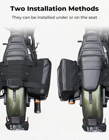 أكياس سرج الدراجات النارية من KEMIMOTO سعة 28 لتر مع غطاء مطر عالمي متوافق مع Softail Sportster Cruiser Dyna Vulcan Rebel Scooter Oxford Motorcycle Panniers حقيبة الأمتعة in Saudi Arabia