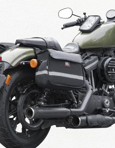 أكياس سرج الدراجات النارية من KEMIMOTO سعة 28 لتر مع غطاء مطر عالمي متوافق مع Softail Sportster Cruiser Dyna Vulcan Rebel Scooter Oxford Motorcycle Panniers حقيبة الأمتعة in Saudi Arabia