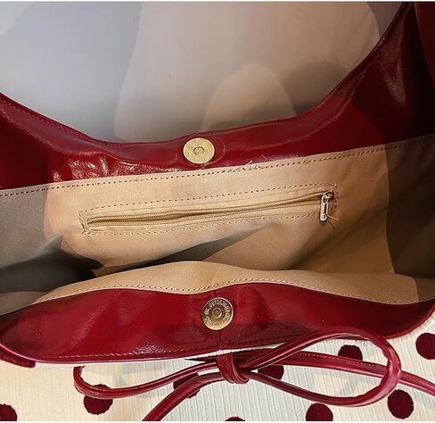 مترهل البولكا نقطة المتشرد حقائب النساء ربطة القوس فيونكة تحت الإبط حقيبة كتف الهلال Crossbody المحافظ السفر حقيبة يد للعمل 2025 in Kuwait