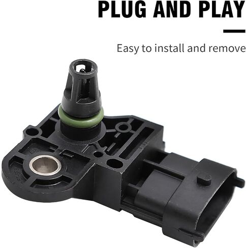 68211211AA MAP Sensor, Robust Manifold Absolute Pressure Sensor, Replacement for Jeep Grand Cherokee 2014-2018 Replacement for Ram 1500 2014-2018, Replaces 45962121F 46330273 in Saudi Arabia