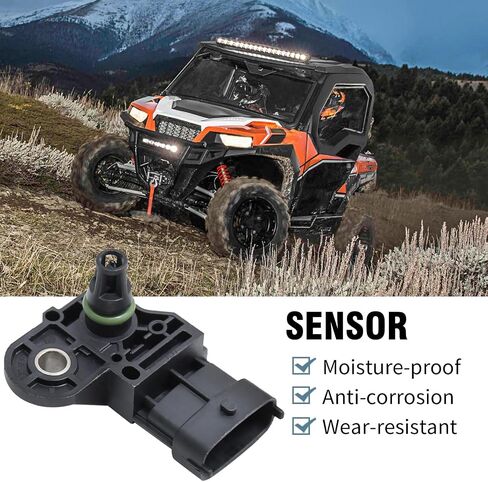 68211211AA MAP Sensor, Robust Manifold Absolute Pressure Sensor, Replacement for Jeep Grand Cherokee 2014-2018 Replacement for Ram 1500 2014-2018, Replaces 45962121F 46330273 in Saudi Arabia