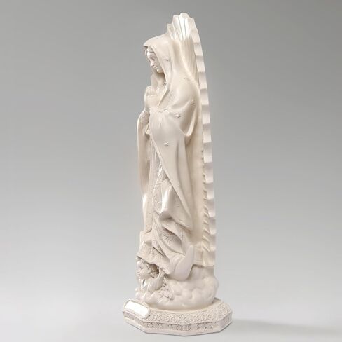 تمثال سيدة غوادالوبي الديني، تمثال مريم العذراء مقاس 11.6 بوصة، منحوتة من الراتنج، فن ديني ملهم لديكور المنزل/هدية كاثوليكية، تمثال الأم ماري in Kuwait