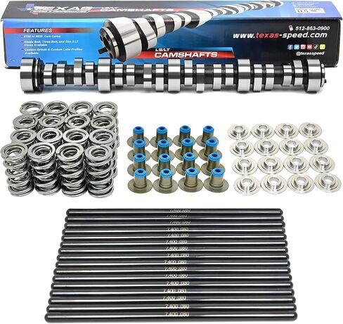 Michigan Motorsports Texas Speed ​​TSP BFD Chop Monster 6.0L Cathedral Cam LS 5.3، 5.7، 6.0، 6.2، 7.0 عمود الحدبات، الينابيع، قضبان الدفع ومجموعة الحشية (عمود الحدبات، مجموعة الزنبرك، مجموعة الحشيات) in Saudi Arabia