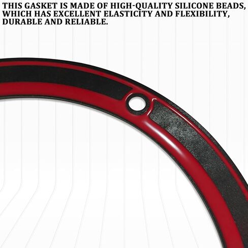 Derby Cover Gasket for Harley Touring Dyna Electra Glide Softail Fatboy FXD 1999-2016, 5 Holes Twin Cam Derby Cover Gasket Replacement Parts 25416-99X Compatible with Harley in Saudi Arabia
