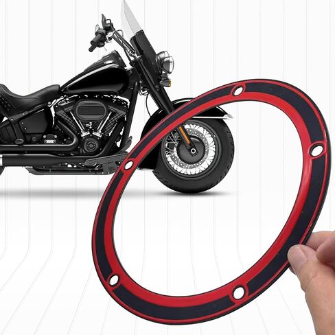 Derby Cover Gasket for Harley Touring Dyna Electra Glide Softail Fatboy FXD 1999-2016, 5 Holes Twin Cam Derby Cover Gasket Replacement Parts 25416-99X Compatible with Harley in Saudi Arabia