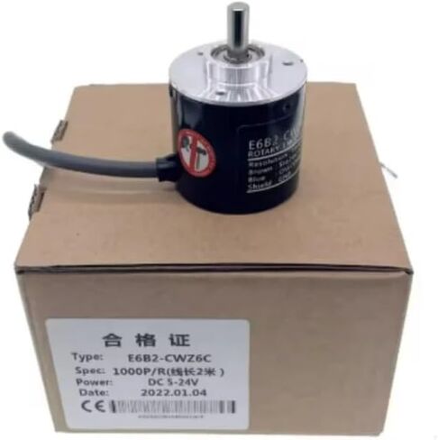 1Pcs/lot Rotary Encoder E6B2-CWZ6C Encoder 20 30 40 60 100 200 360 400 500 600 1000 1024 1800 2000 2500P/R 5-24v E6B2CWZ6C(1000PR) in Kuwait